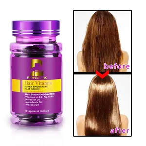 Label Pribadi Kapsul Rambut Vitamin Serum Pencerah Kecantikan Perawatan Rambut Minyak Kapsul Rambut Pria Wanita