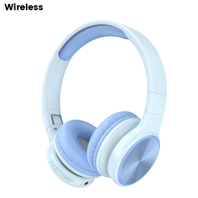 For BT Over-Ear Headset P201 Travel on Sports Mobile Phone Headphones with Noise Cancelling Function