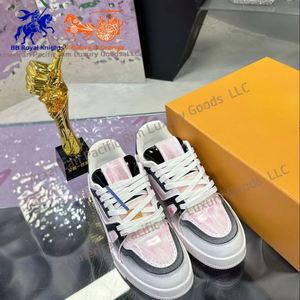 Baskets de sport de luxe pour hommes, de créateur, haute qualité, décontractées, pour le basketball, le skateboard, la course et la marche, souples et tendance Lvs - Product Image 4