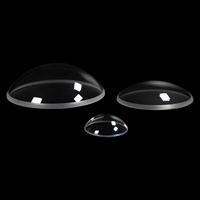 Lentille de protection sphérique en verre optique BK7/K9/silice fondue/saphir, personnalisée en usine, pour caméra sous-marine