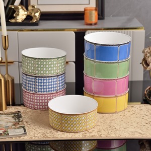 Luxurious Bone China Soup Bowls with Eco-Friendly Gift Boxes-Multiple Styles for Weddings - Product Image 1