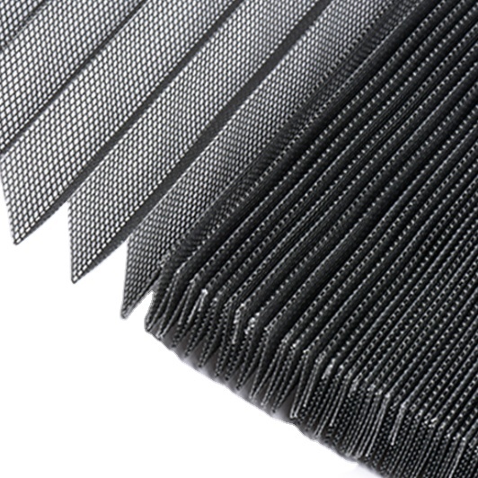 Pleated Mesh Polyester Pleated Mesh Aluminium Mosquito Net Door Pleated Mesh Screen Door