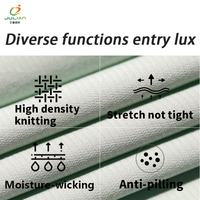 Tela Elástica Transpirable 75% Nailon 25% Spandex para Pantalones de Golf, Tela Deportiva de 4 Vías, Certificación OEKO-TEX, Ligera, 180gsm
