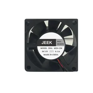 JEEK 60mm Usb sessiz Pc Fan 5v/ 12v fırçasız mikro eksenel Dc 6020 soğutma fanı