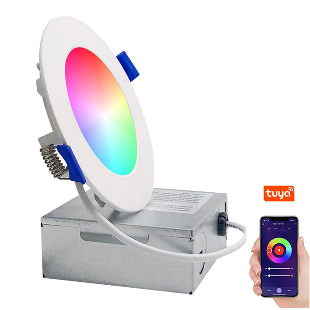New Modern Smart Home Wifi Tuya Smart LED Ceiling Light  700lm Luminous Ceiling Lamp Rgb Downlight