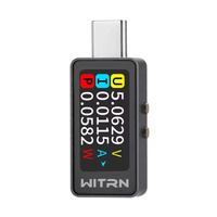 Testeur USB Type-C avec affichage en temps réel des tensions et du courant pour l'analyse des performances de la batterie, outil pour électricien