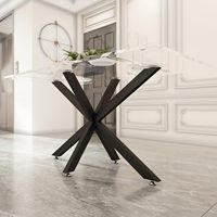 Pieds de meubles modernes pieds de table à manger en métal base de bureau robuste pour marbre verre bois dessus vente par correspondance emballage