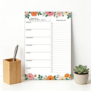 Bloc-notes magnétique 2026 Myway personnalisé avec 52 feuilles hebdomadaires non datées, planificateur quotidien et hebdomadaire <span class=keywords><strong>pour</strong></span> réfrigérateur, <span class=keywords><strong>carnet</strong></span> de suivi d'habitudes et liste de tâches - Product Image 4