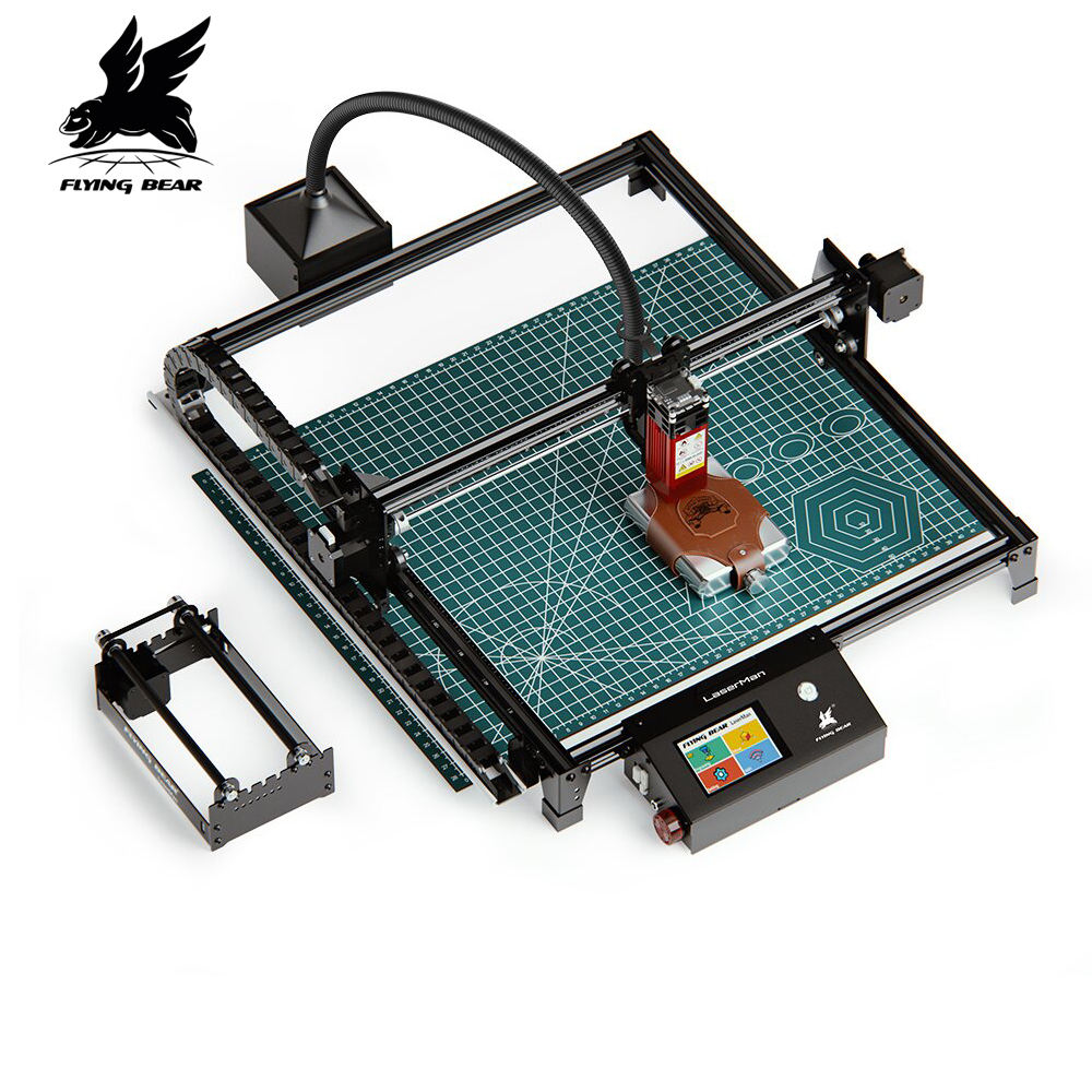 Flying Bear Laserman Manufacturer 40w 40cmx45cm Desktop Laser Engraving Machine Printer Diy 3d Laser Engraver Wifi Connection 