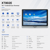 XT802E Panneau PC de vente au détail avec lecteur de codes-barres, matériel de kiosque Android pour les entreprises de logiciels