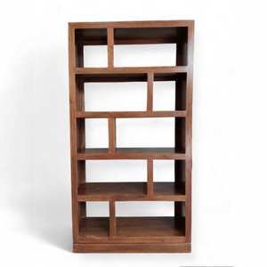 Librerías de Madera Kania Contemporáneas, Antiguas, Extensibles, de Madera de Teca Elegante para Sala de Estar, Comedor, Cocina y Oficina en Casa, Premium - Product Image 5