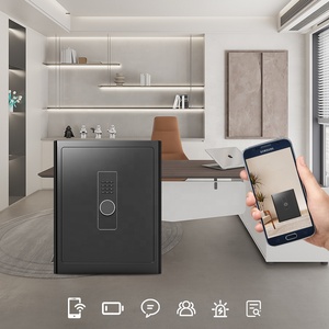 Coffre-fort FB en acier massif bijoux stockage coffre-fort hôtel serrure numérique empreinte digitale coffre-fort de luxe ignifuge coffre-fort pour l'argent - Product Image 5