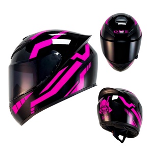 Nouveau <span class=keywords><strong>casque</strong></span> de <span class=keywords><strong>moto</strong></span> tout-terrain <span class=keywords><strong>Predator</strong></span> ABS intégral avec double visière - Vente directe d'usine - Product Image 4