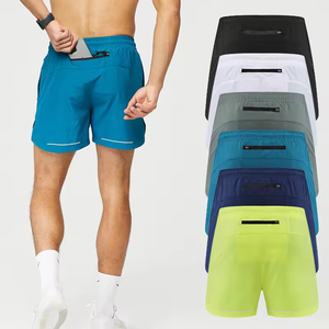 Pantaloncini sportivi in tessuto da uomo 4xl pantaloncini da allenamento da corsa con tasche posteriori leggeri da ginnastica da uomo pantaloncini ad asciugatura rapida - Product Image 1