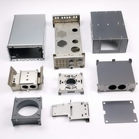 Boîtier d'amplificateur en aluminium anodisé et acier inoxydable sur mesure, fabrication de tôlerie, certifié ISO9001:2015, ODM personnalisé