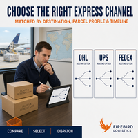 Agent d'expédition express Firebired DHL de Chine vers les États-Unis, l'Allemagne, la Grande-Bretagne, la France, le Canada, expédition aérienne porte à porte