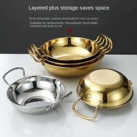 Ensemble de casseroles SUOKA en acier inoxydable multifonctionnel, durable, de style coréen, épaissi, pour cuisson à sec, compatible gaz et induction