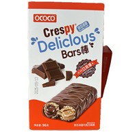 Barre chocolatée solide à double cœur, saveur chocolat, emballage individuel, idéale pour les soirées, les loisirs, les cérémonies, les mariages, les collations