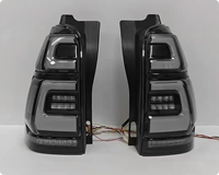 Luces Traseras Originales para Toyota 4Runner 2003 2004 2005 2006 2007 2008 2009, Lámpara Trasera con Bisel Blanco, Luz de Giro, Luces de Freno Traseras