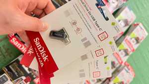 Clé USB Sandisk Ultra Dual Drive originale, USB2.0, type-c, 60 Mo/s, 128 Go, pour smartphones, tablettes, ordinateurs - Product Image 2