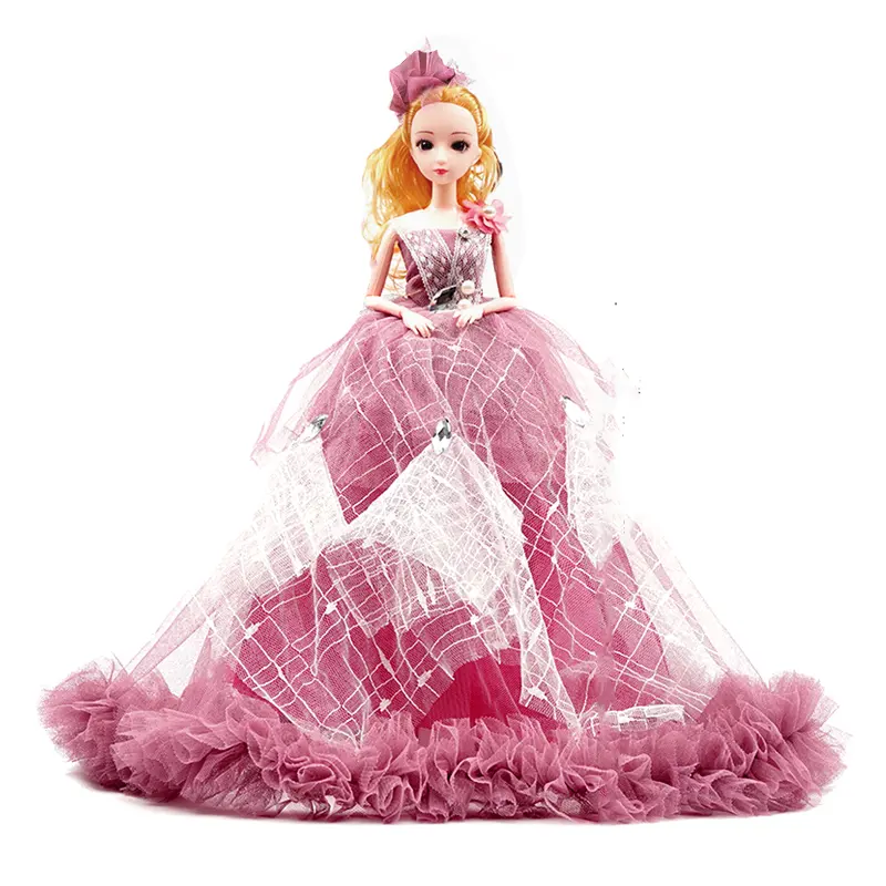 Girls toys for kids girls Princess Wedding Dress Family Game 12 Inches Doll Set Articular Mobility toy girl toy Juguetes