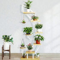 Support de Pot de fleur présentoirs de plantes présentoirs de fleurs d'intérieur en bois