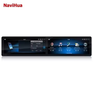 Navihua 12.3" Android Dual Screen Navigation Car <b>Stereo</b> Co-Pilot Passenger Display CarPlay GPS for Benz W205 GLC 2014-2018 - Product Image 1