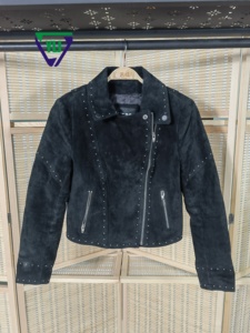 Cappotto <span class=keywords><strong>in</strong></span> pelle sottile di seconda mano giacca da uomo di buona qualità moda moda <span class=keywords><strong>abbigliamento</strong></span> <span class=keywords><strong>in</strong></span> balle vestiti usati per uomo e donna - Product Image 4