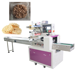 Biscotti orizzontali Wafer Swiss Roll macchina imballatrice prezzo di fabbrica automatico piccolo Cracker cuscino macchina imballatrice piccola - Product Image 1