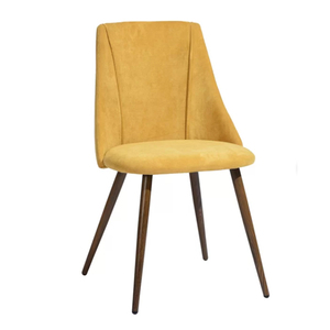 2019 vendita calda mobili per la casa creativo classic design molti colori facoltativi confortevole in tessuto nordic sedia <span class=keywords><strong>da</strong></span> <span class=keywords><strong>pranzo</strong></span> con gambe in metallo - Product Image 1