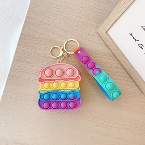 Móc Chìa Khóa Hình Thỏ Mickey Minnie Stitch Rabbit Unicorn Popping Móc Chìa Khóa Đẩy Móc Chìa Khóa Bong Bóng Nó Fidget Đồ Chơi - Product Image 4