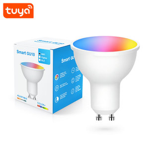 Ampoule LED intelligente <span class=keywords><strong>WiFi</strong></span> Tuya GU10 5W, dimmable RGBCW, 16 millions de couleurs, projecteur, compatible avec Alexa, éclairage intelligent pour la maison PST-WFGU10 - Product Image 6