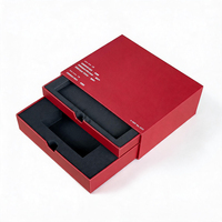 Boîte à tiroirs double couche en carton pour étui de téléphone, écouteurs Bluetooth, accessoires mobiles, boîte en papier créative de luxe personnalisée