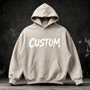 Felpa con Zip a Quarto Personalizzata, Felpa in Cotone all'Ingrosso, Pullover con Logo Personalizzato, Felpa con Logo in Rilievo - Product Image 1