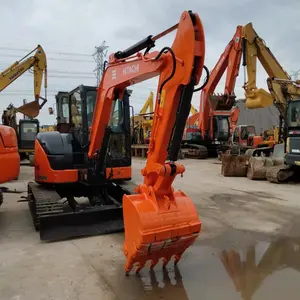 Miniexcavadora Hitachi ZX55 Usada de Reciente Llegada, Origen Japón, Peso Operativo de 5 Toneladas, con Componentes Principales: Motor y Bomba - Product Image 2