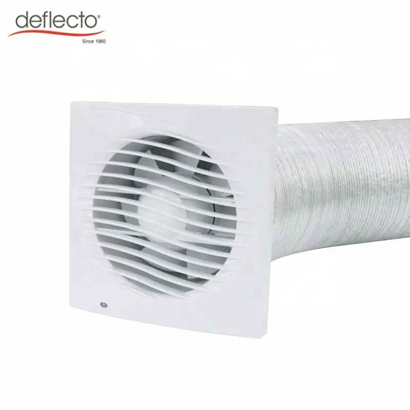 Air Ventilation Energy Saving Low Noise Aluminum Flexible Air Duct 4 Inches Ventilation Exhaust Fans Set