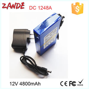 Pak Baterai Super Dapat Diisi Ulang Li-ion 12V 4800MAh Portabel untuk CCTV Kamera Router YSD-12480 - Product Image 4