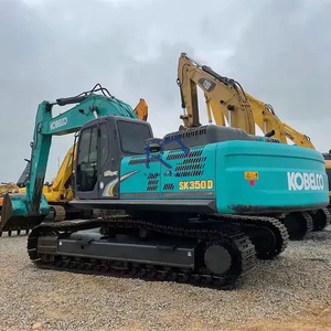 Excavadora sobre orugas Kobelco Sk350D 35ton Buen estado Venta caliente de segunda mano con precios bajos Componente de motor central incluido - Product Image 1