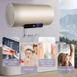 <span class=keywords><strong>Chauffe</strong></span>-<span class=keywords><strong>eau</strong></span> électrique OEM 60L coque métallique murale Installation horizontale modèle de cylindre douches d'hôtel de ménage - Product Image 4