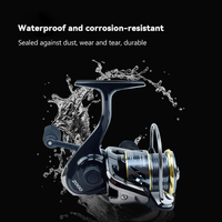 Reel Pancing RYOBI OEM Murah 3000 Spinning Reel Graphite untuk Sungai dan Danau, Tangan Kanan