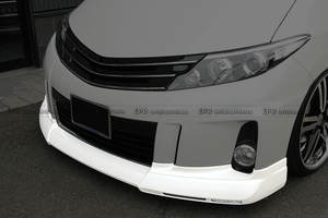 Para Toyota Estima ACR50 XR50 versiones Facelift, alerón delantero estilo MZGL de fibra de carbono y vidrio. - Product Image 2