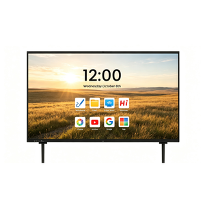 HISEEVIEW กระดานไวท์บอร์ดอัจฉริยะขนาด 98 นิ้ว 4K พร้อมระบบสัมผัส 40 จุด ระบบปฏิบัติการแอนดรอยด์ สำหรับใช้ในห้องเรียนและโรงเรียน - Product Image 1