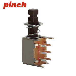 Interruptor de Tecla Directa A03 PS-22F03 de 6 Pines con Bloqueo Automático, Fuente de Alimentación Tipo Tecla de Piano, 3 Pines Desbloqueados, SPST Independiente, 24V DC - Product Image 4