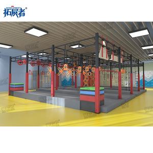 Parcours d'obstacles d'intérieur commercial Ninja Warrior pour enfants Gym d'entraînement pour enfants Fitness - Product Image 5
