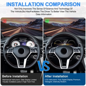 12.3" LCD <b>Digital</b> Cluster Instrument Upgrade <b>Speedometer</b> Tachometer <b>for</b> Mercedes Benz a CLA GLA Class 2015 2019 <b>Car</b> Dashboard - Product Image 2