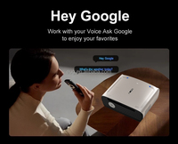 Nouveau projecteur portable certifié Google, YouTube Smart TV 1080P, Smart TV 4K, utilisation au bureau