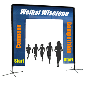 Weihai Wisezone ประตูรั้ว3M 4 M,ป้ายแบนเนอร์ประตูสำหรับใส่วิ่งเล่นกีฬายาว4เมตรทำโลโก้ได้ตามต้องการ - Product Image 4