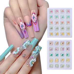 Decoración de <span class=keywords><strong>Uñas</strong></span> <span class=keywords><strong>con</strong></span> <span class=keywords><strong>Flores</strong></span> Talladas en 3D, Estilo Fresco y Pequeño, Suministro de Fábrica, Accesorios para Arte de <span class=keywords><strong>Uñas</strong></span> DIY para <span class=keywords><strong>Uñas</strong></span> de Gel y <span class=keywords><strong>Acrílicas</strong></span> - Product Image 1