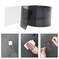 Qualité d'exportation, maille standard, durable, facile à appliquer, patch en maille auto-adhésif, étanche, patch de réparation pour trous de moustiquaire, ruban adhésif