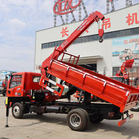Dongfeng 4x2 Kleiner LKW mit Geradkran Shenbai 4-Tonnen Hydraulischer Teleskopkran Lastwagen mit Kran